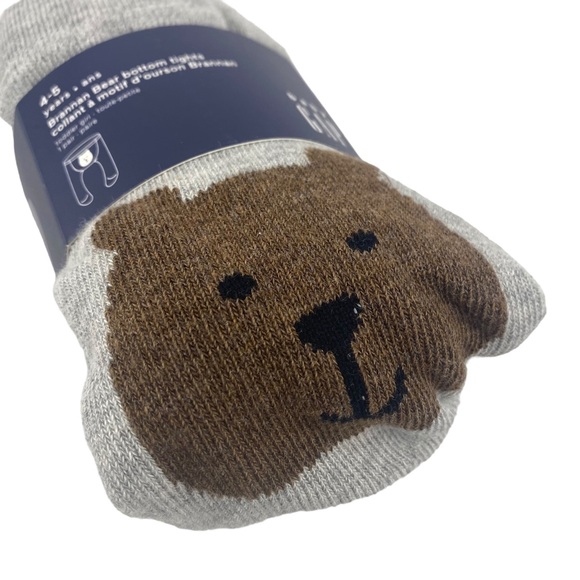 NWT Toddler Brannan Bear Bottom Grey Tights - Size 4-5 Years - Picture 2 of 4